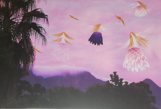 Änglar vid Hottentott mountain - Augumented Art - original art