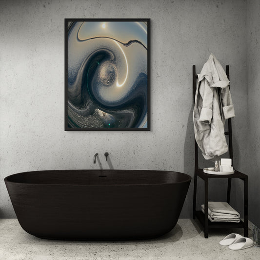 Digital Art Ice Swirl